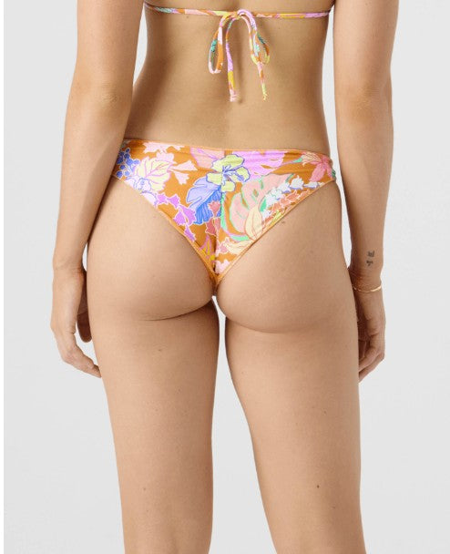 Roxy Womens Bikini Bottoms Let It On Me Hipster Shirred Cheeky