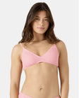 Roxy Womens Bikini Top Crochet Athletic Triangle