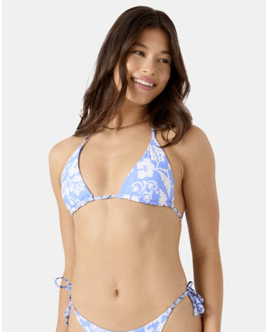 Roxy Womens Bikini Top Golden Glow Reversible Tiki Tri