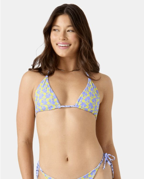 Roxy Womens Bikini Top Golden Glow Reversible Tiki Tri