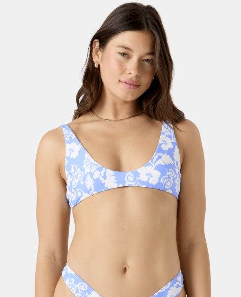 Roxy Womens Bikini Top Golden Glow Reversible Scoop Bralette