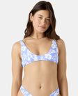 Roxy Womens Bikini Top Golden Glow Reversible Scoop Bralette