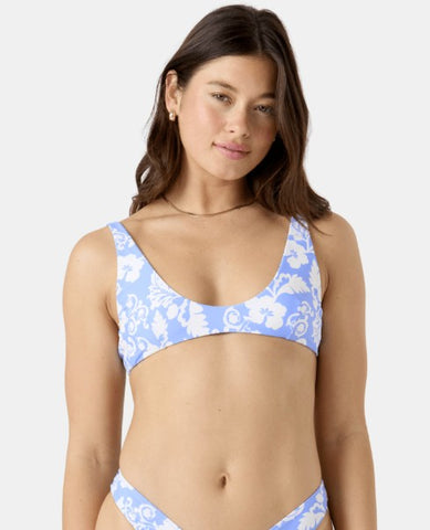 Roxy Womens Bikini Top Golden Glow Reversible Scoop Bralette