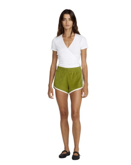 RVCA Womens Shirt Roma Wrap Top