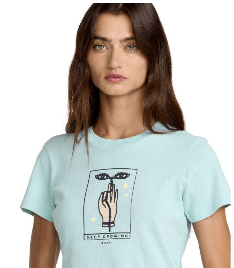 RVCA Womens Shirt Keep Growing 411