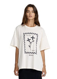 RVCA Womens Shirt Love Me BF Tee
