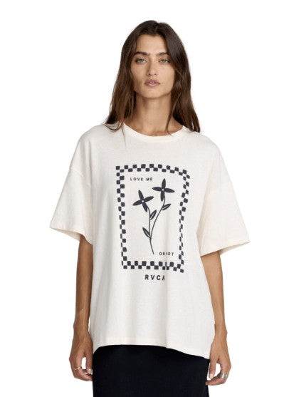 RVCA Womens Shirt Love Me BF Tee