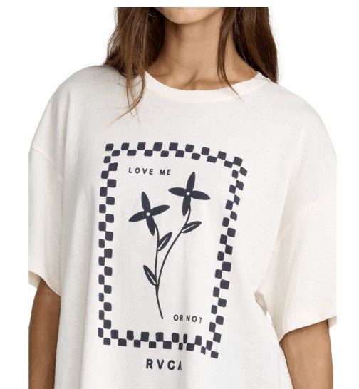 RVCA Womens Shirt Love Me BF Tee