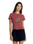 RVCA Womens Shirt Don't Care 411