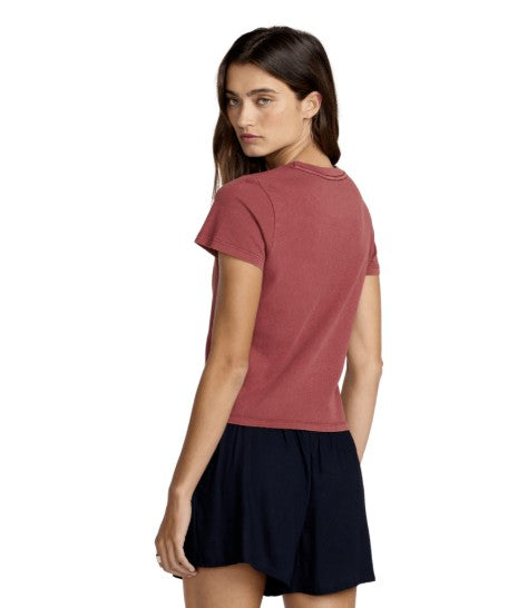 RVCA Womens Shirt Don't Care 411