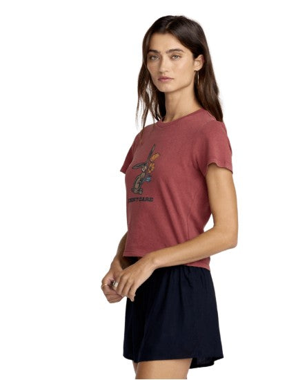 RVCA Womens Shirt Don't Care 411