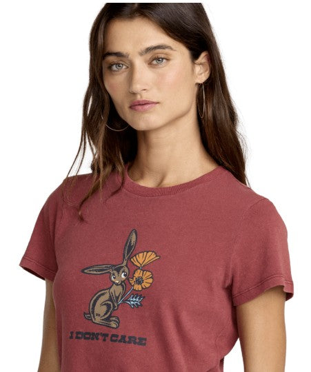 RVCA Womens Shirt Don't Care 411