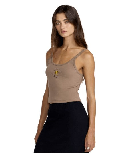 RVCA Womens Tank Top Fading Sun