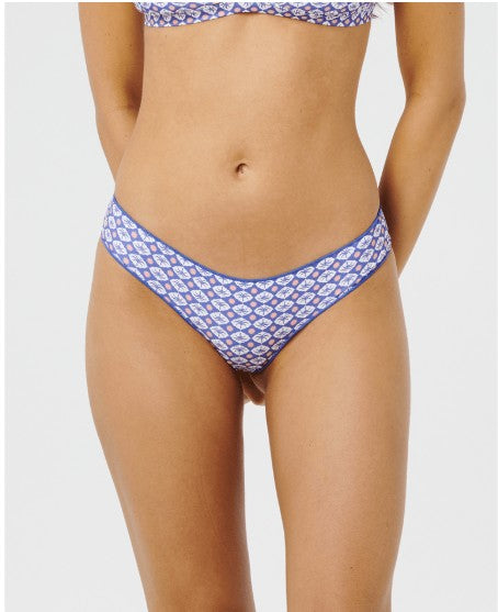 Rip Curl Womens Bikini Bottoms Party Wave Cheeky Hipster Coverage