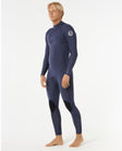 Rip Curl Mens Wetsuit Dawn Patrol 3/2 Back Zip Fullsuit