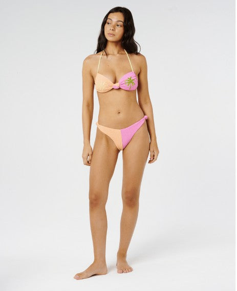 Rip Curl Womens Bikini Bottoms Topanga Texture Hi Leg Skimpy