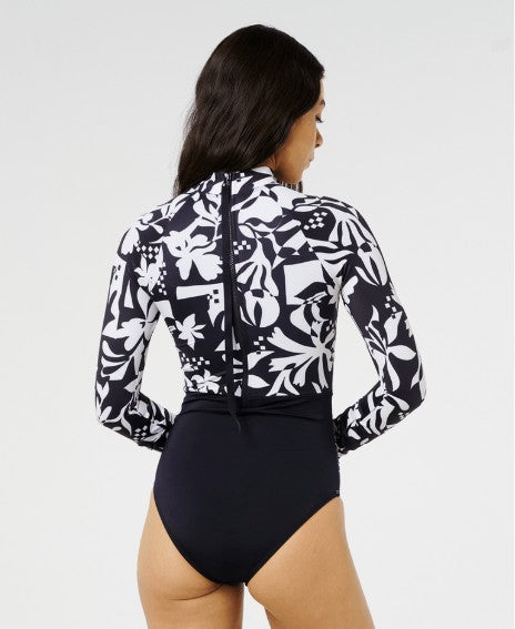Rip Curl Womens Swimsuit Topanga Geo UPF Surf Suit