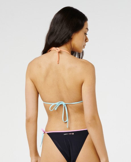 Rip Curl Womens Bikini Top Surf Puff Sliding Tri