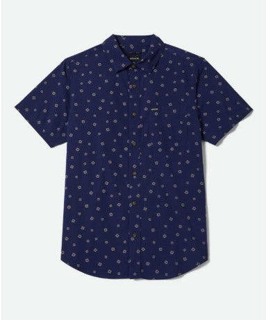 Brixton Mens Woven Charter Print