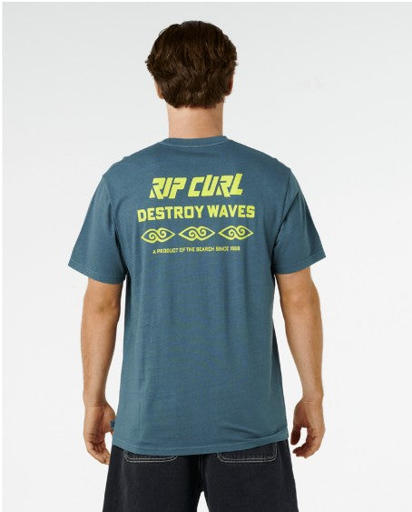Rip Curl Mens Shirt Liquid Trips Destroy