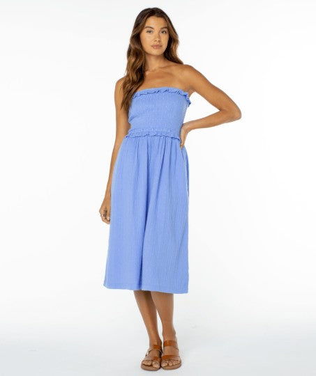 Roxy Womens Dress Avalon Tube Midi