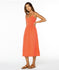 Roxy Womens Dress Downriver Midi