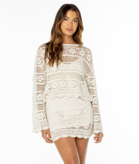 Roxy Womens Sweater Blue Water