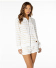 Roxy Womens Sweatshirt Perfect Wave Stripe