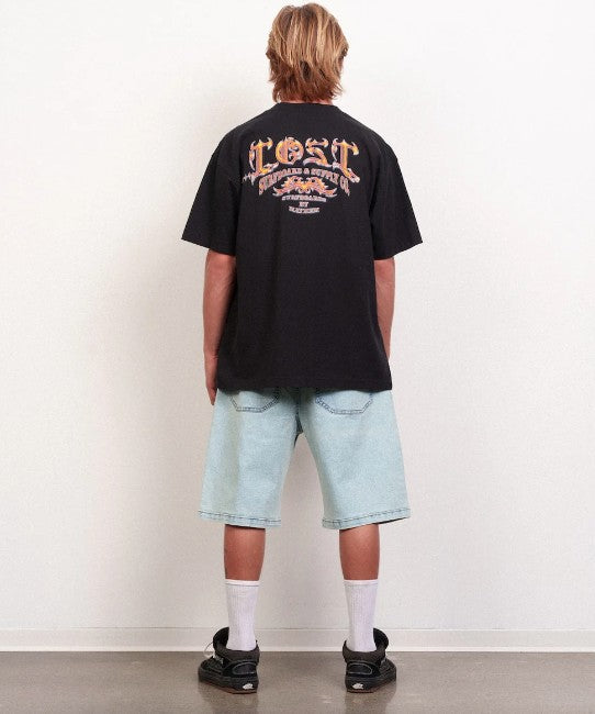 Lost Mens Shorts Dropout Denim Jort