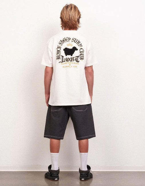 Lost Mens Shorts Slacker Denim Jort