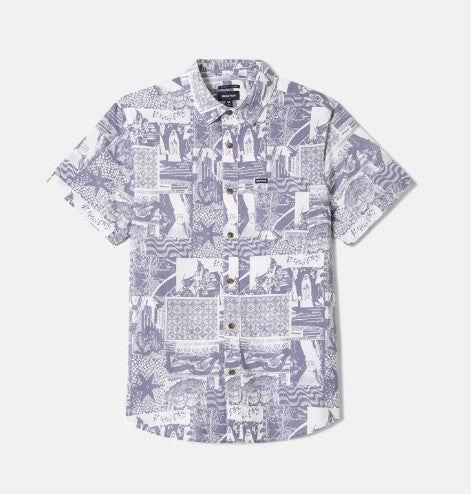 Brixton Mens Woven Charter Print