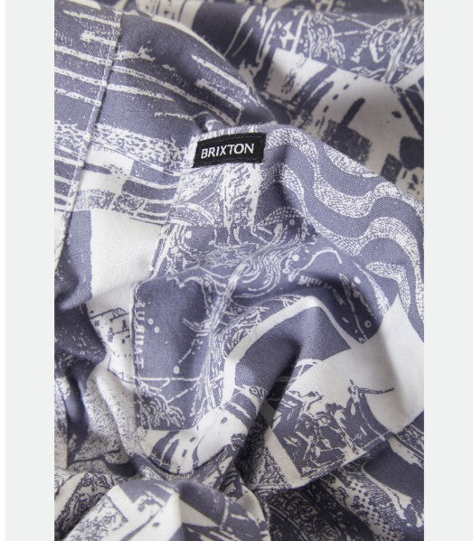Brixton Mens Woven Charter Print