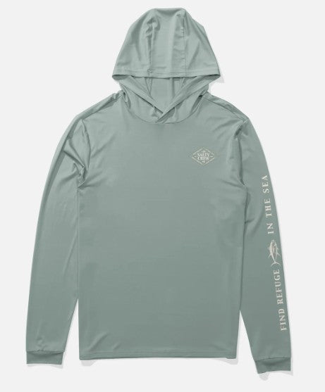 Salty Crew Mens Shirt Iconic Hood Sunshirt
