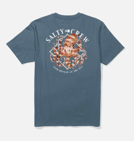 Salty Crew Mens Shirt Octopod Crew