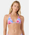 Roxy Womens Bikini Top Hibiscus Daze Mini Tiki Tri With Merrow Edge
