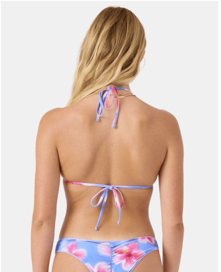 Roxy Womens Bikini Top Hibiscus Daze Mini Tiki Tri With Merrow Edge