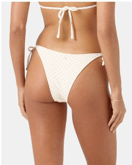 Roxy Womens Bikini Bottoms Puka Dots Tie Side Cheeky