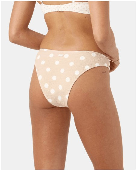 Roxy Womens Bikini Bottoms Puka Dots Scoop Moderate