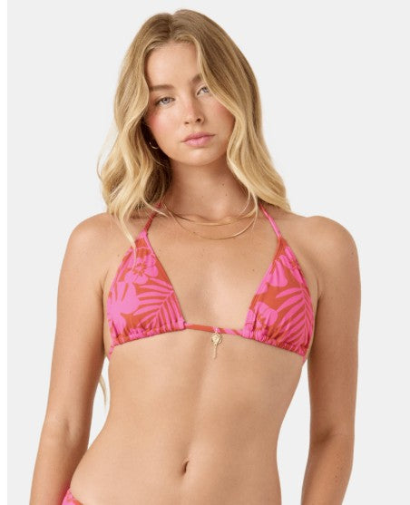 Roxy Womens Bikini Top Sun Chasers Mini Tiki Tri