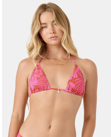 Roxy Womens Bikini Top Sun Chasers Mini Tiki Tri