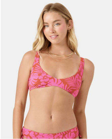 Roxy Womens Bikini Top Sun Chasers Scoop Bralette