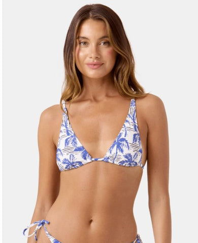 Roxy Womens Bikini Top Breezy Does It Built Up Tri