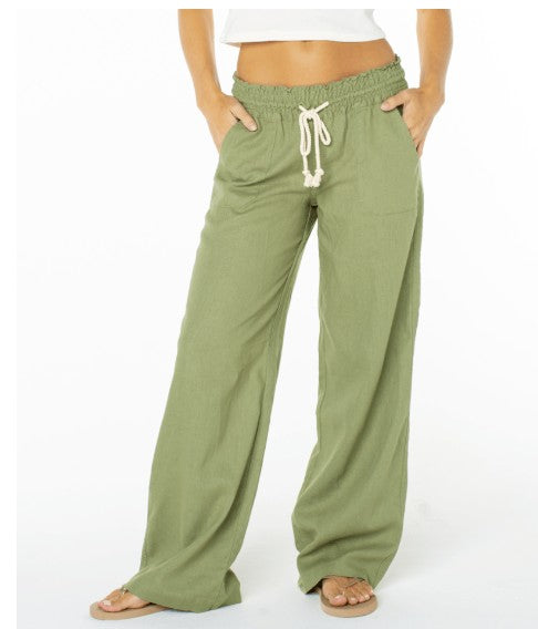 Roxy Womens Pants Oceanside Wide Leg