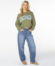 Roxy Womens Sweatshirt Hibiscus Harmony