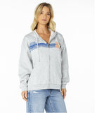 Roxy Womens Sweatshirt Sundown Zip Hoodie