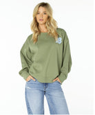 Roxy Womens Sweatshirt Morning Stroll
