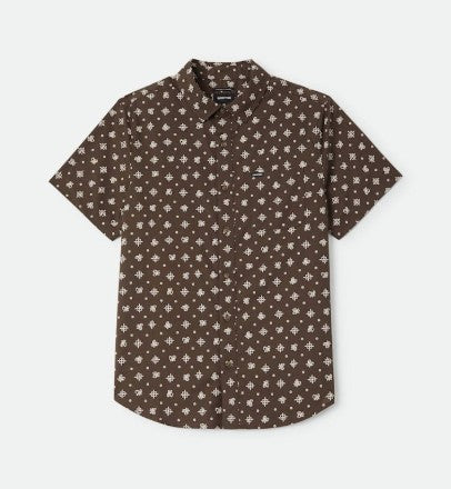 Brixton Mens Woven Charter Print