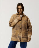 Rip Curl Womens Jacket Retro Swell Jacquard Shacket
