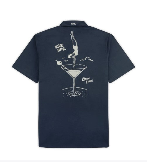 Jetty Mens Woven Maris Embroidered