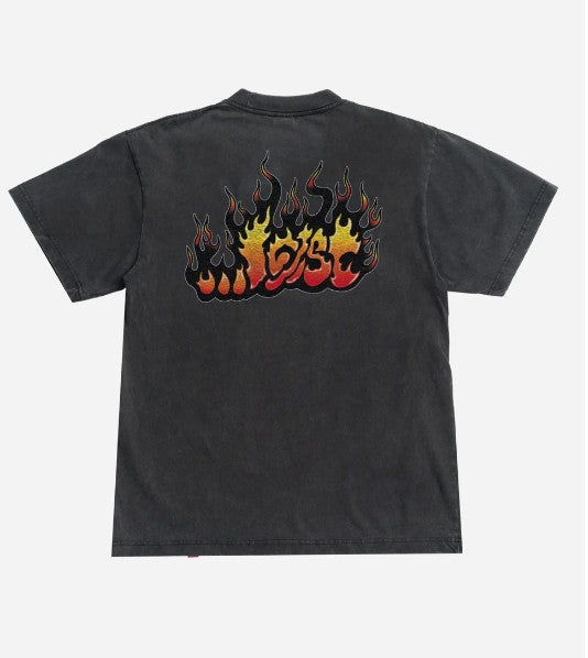 Lost Mens Shirt Flame Lam Boxy